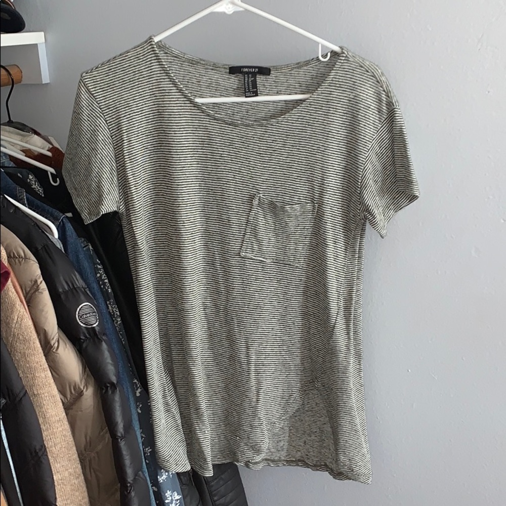 Green Stripped Shirt